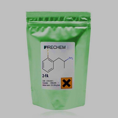 2-Fluoroamphetamine, is a synthetic molecule of the amphetamine family. Molecules of the amphetamine class contain a phenethylamine core featuring a phenyl ring bound.
